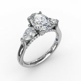 LAB CENTER - MINED MOUNTING - Complete Engagement Ring