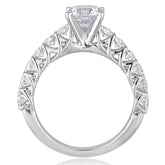 Diamond Trellis Setting Engagement Ring - J.MONALI