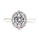 LAB CENTER - MINED MOUNTING - Complete Engagement Ring