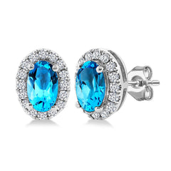 Colored Stone Earring
