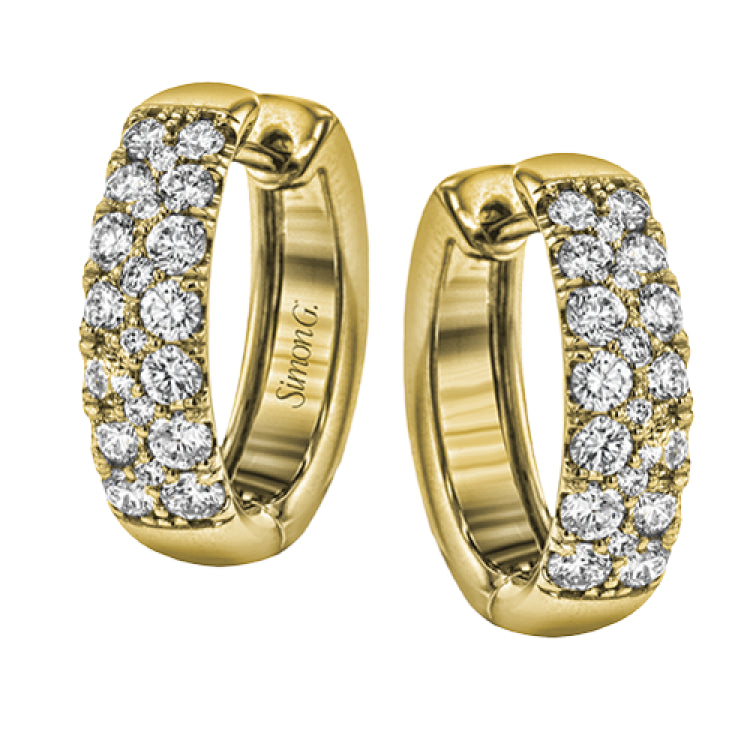 LE4390-Y HOOP EARRING