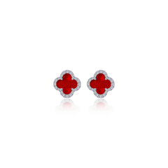 0.4 CTW Halo Stud Earrings