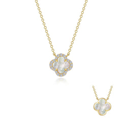 0.49 CTW Halo Necklace