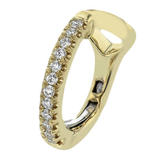 LE4623-A-Y HOOP EARRING