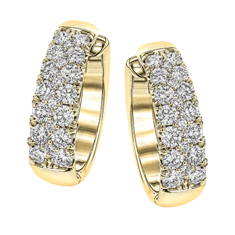 LE4391-Y HOOP EARRING