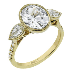 LR4085-OV ENGAGEMENT RING