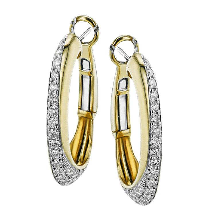 LE4818-Y HOOP EARRING