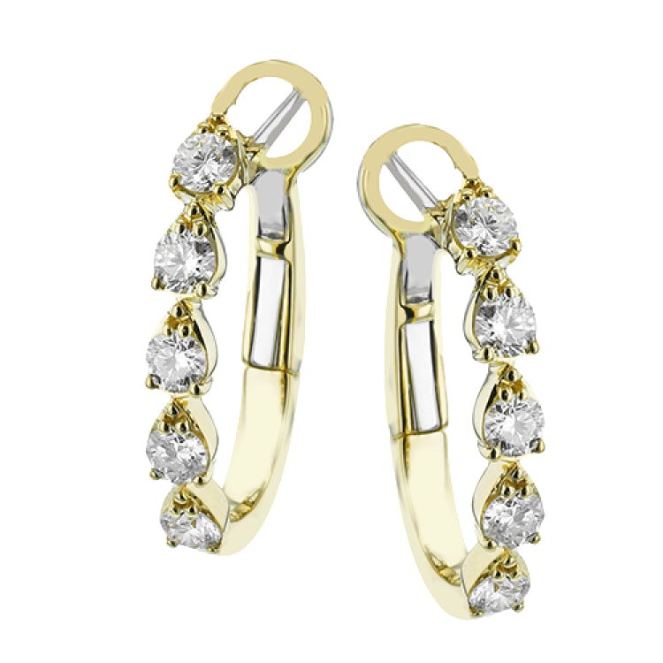 LE4952-Y HOOP EARRING
