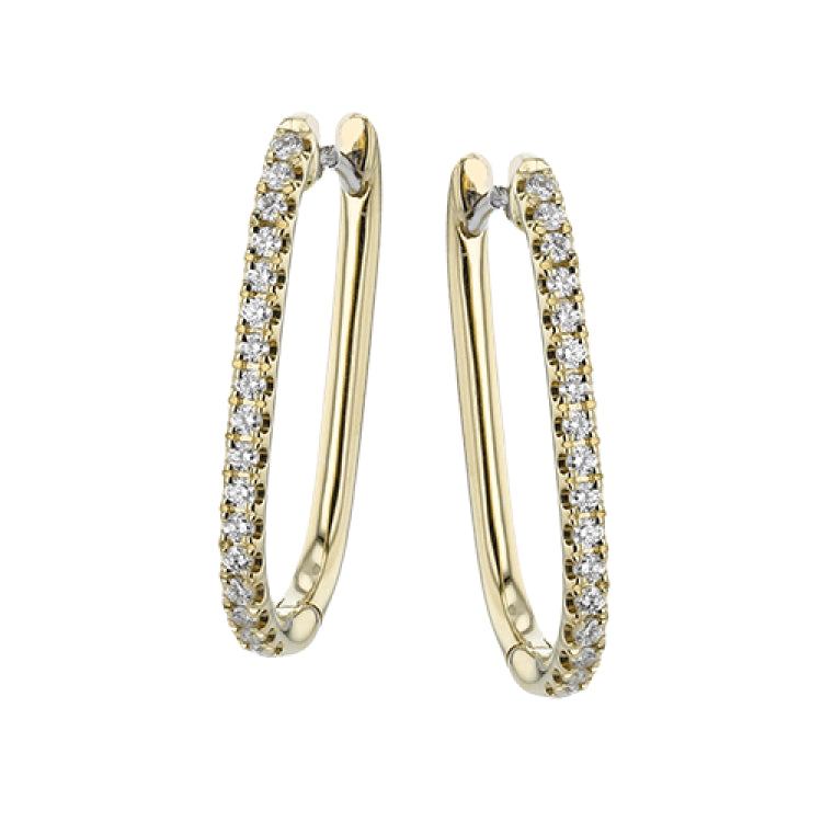 LE4617-Y HOOP EARRING