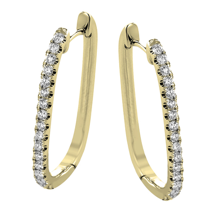 LE4636-Y HOOP EARRING