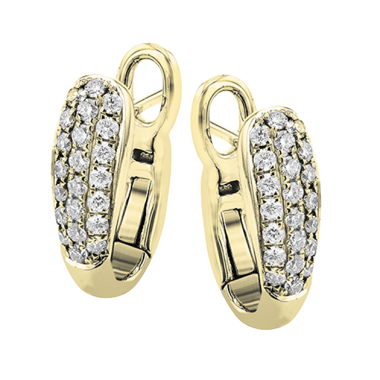 LE4619-Y HOOP EARRING