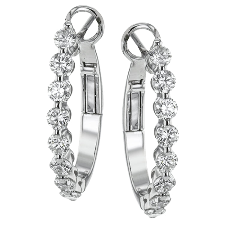 LE4590 HOOP EARRING