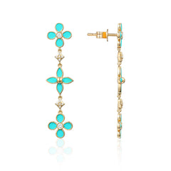 Colored Stone Earring