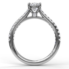 LAB CENTER - MINED MOUNTING - Complete Engagement Ring