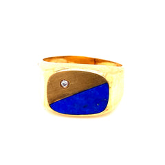 Men's Colored Stone Ring