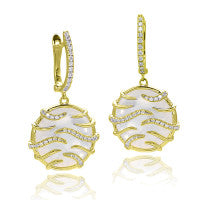 Colored Stone Earring