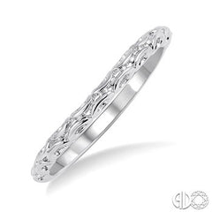 White Gold Wedding Band