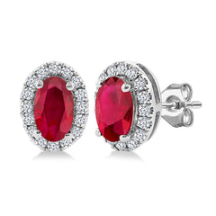 Colored Stone Earring