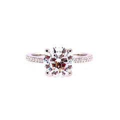 LAB CENTER - MINED MOUNTING - Complete Engagement Ring