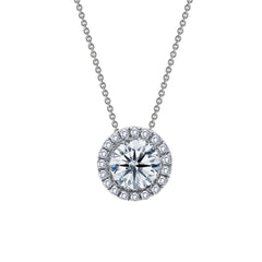 Sterling silver color stone pendant