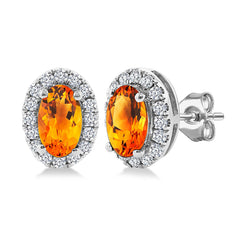 Colored Stone Earring
