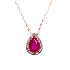 Colored Stone Pendant