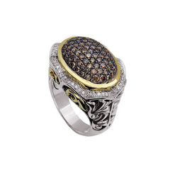 Sterling Silver color stone ring
