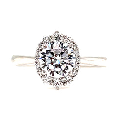 LAB CENTER - MINED MOUNTING - Complete Engagement Ring