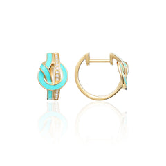 Colored Stone Earring